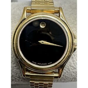 Movado 87E40823 New Battery Ladies Watch 28MM 6.75" Stretch Band J79